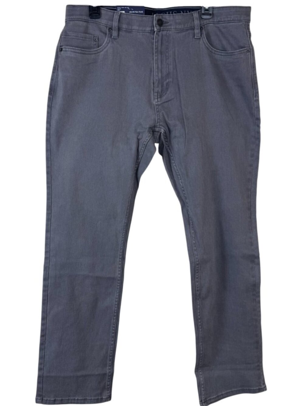 Jachs New York NEW Grey Denim Pant Jeans Men's 36 x 30 Straight Classic Casual